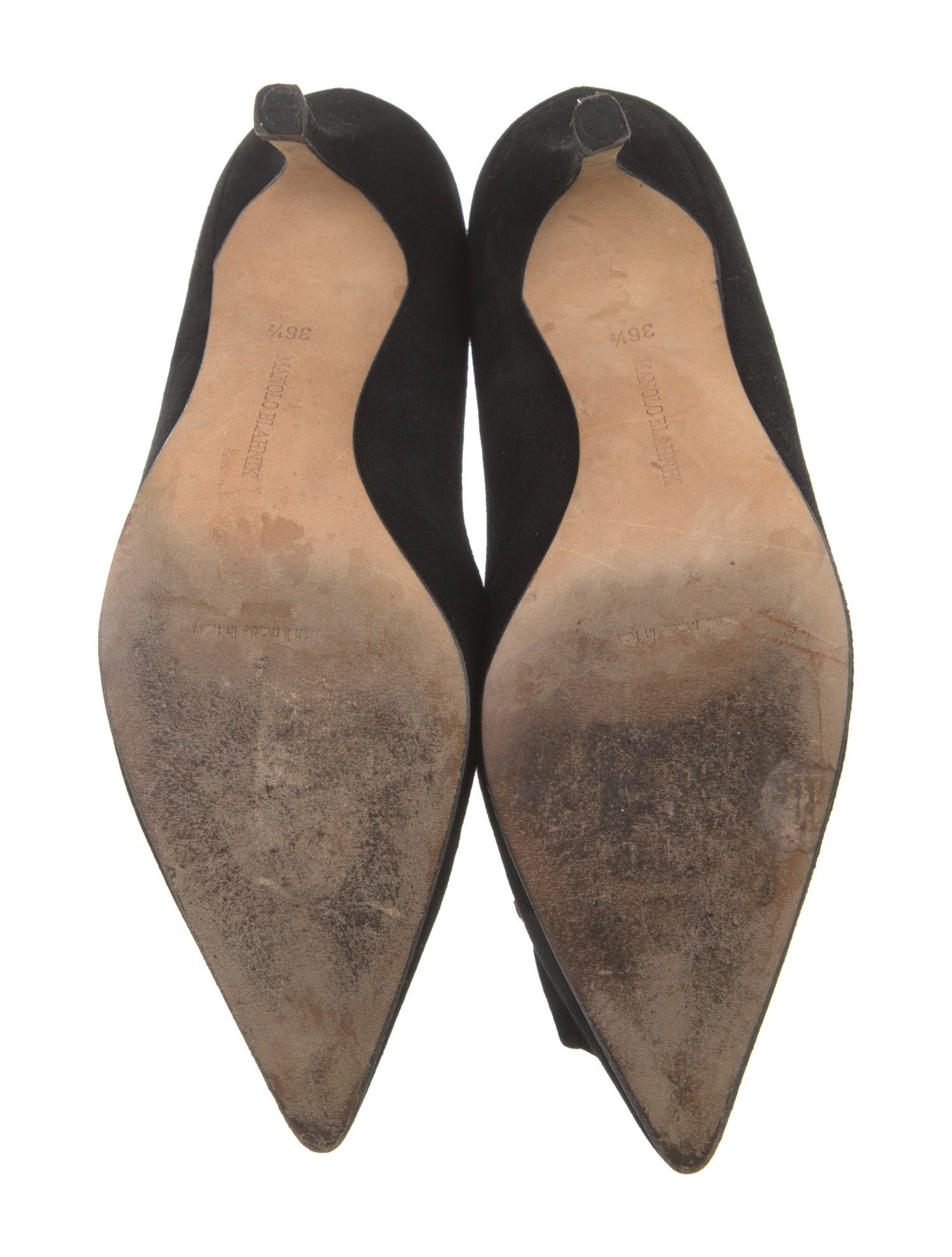 Manolo Blahnik Suede Pumps