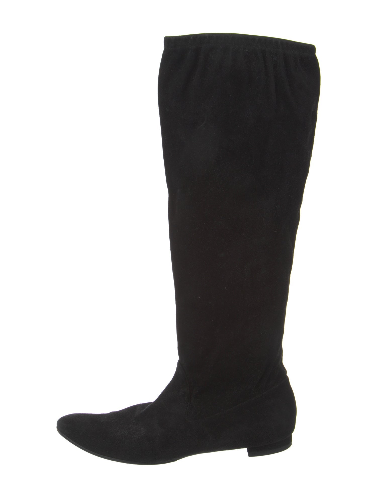 Manolo Blahnik Suede Riding Boots