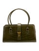 Manolo Blahnik Alligator Shoulder Bag