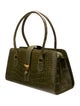 Manolo Blahnik Alligator Shoulder Bag
