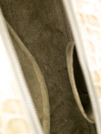 Manolo Blahnik Alligator Shoulder Bag