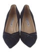 Manolo Blahnik Suede Pumps