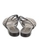 Manolo Blahnik Leather Slides