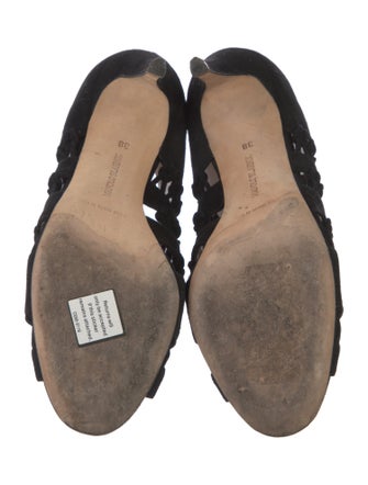 Manolo Blahnik Suede Pumps