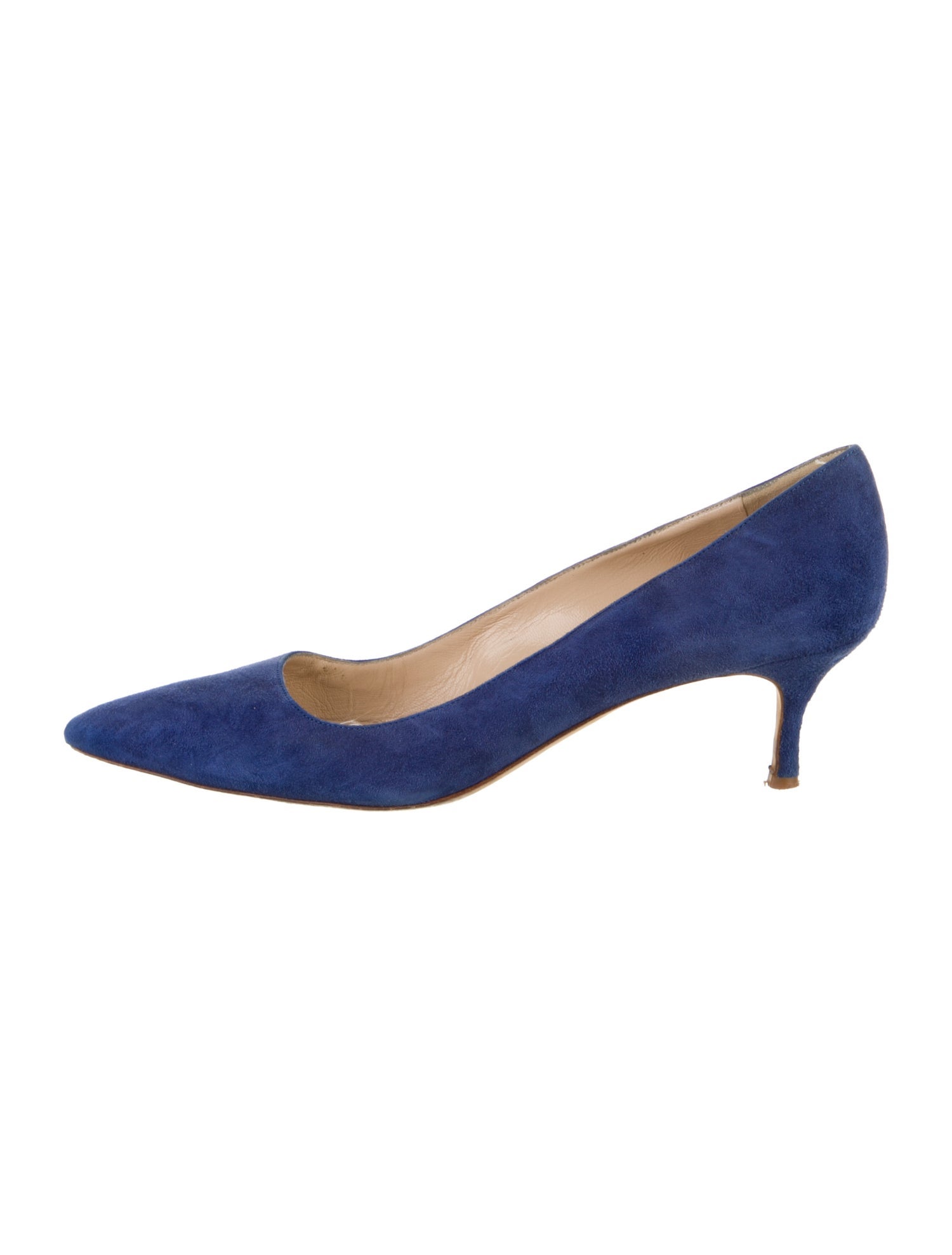 Manolo Blahnik Suede Pumps