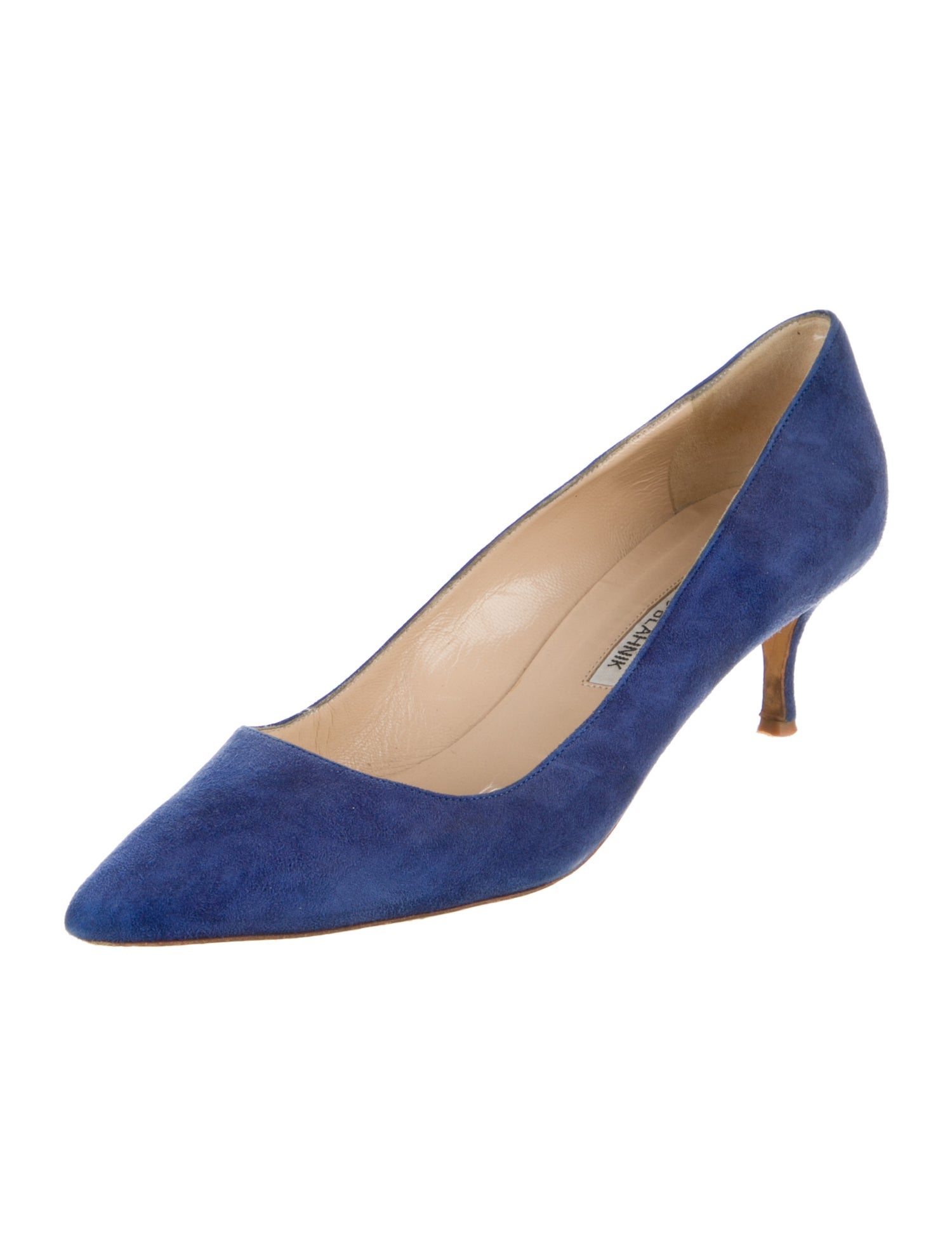 Manolo Blahnik Suede Pumps