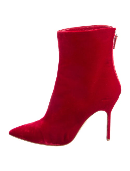 Manolo Blahnik Velvet Boots