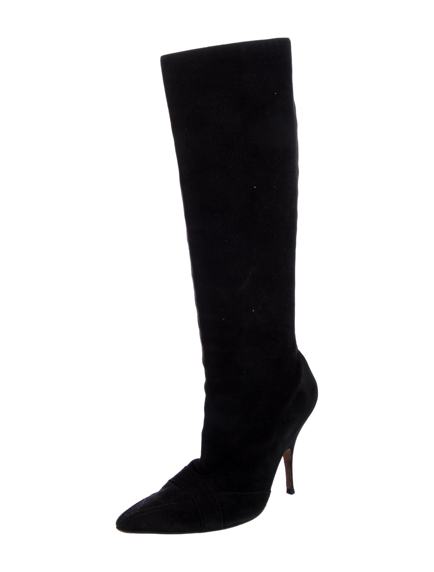 Manolo Blahnik Suede Boots