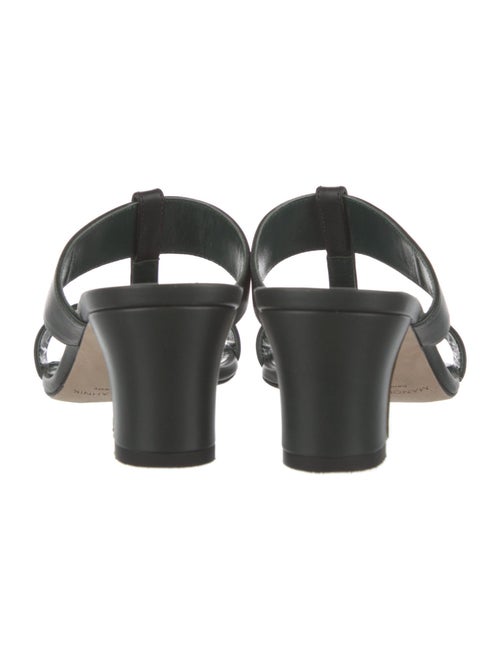 Manolo Blahnik Leather Slides