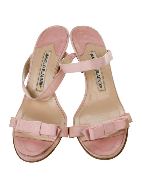 Manolo Blahnik Patent Leather Slides
