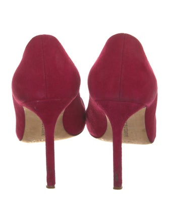 Manolo Blahnik Suede Pumps