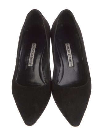Manolo Blahnik Suede Pumps