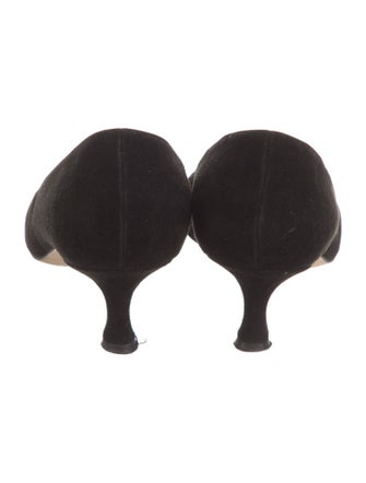 Manolo Blahnik Suede Pumps