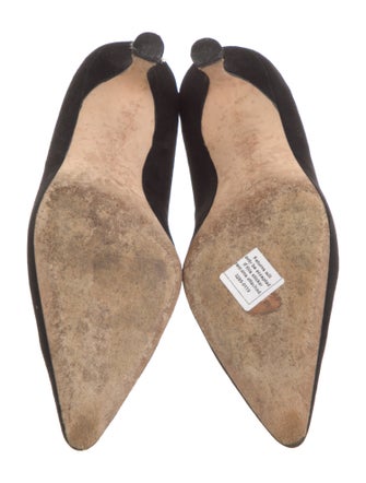 Manolo Blahnik Suede Pumps