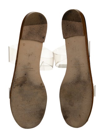 Manolo Blahnik Scolto Denim Slides