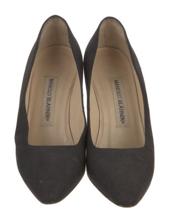 Manolo Blahnik Suede Pumps
