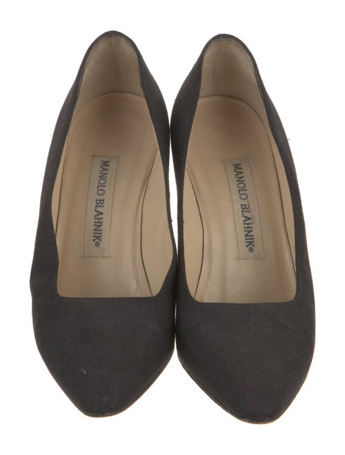 Manolo Blahnik Suede Pumps