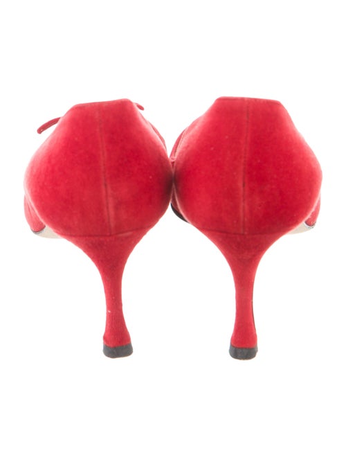 Manolo Blahnik Suede Pumps