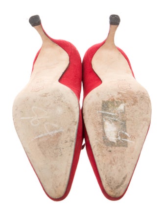 Manolo Blahnik Suede Pumps