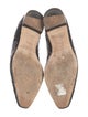Manolo Blahnik Leather Lasercut Accents Flats