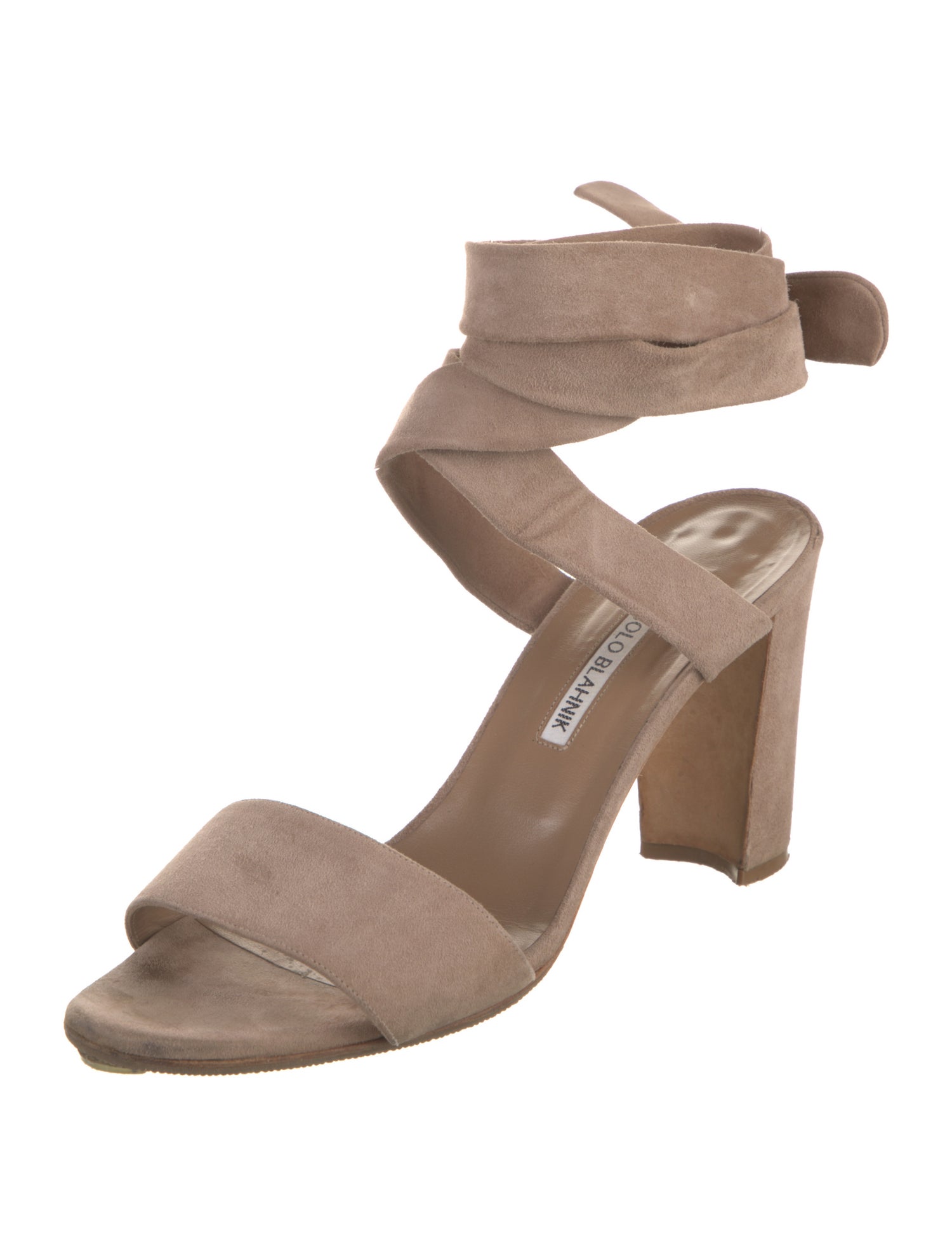 Manolo Blahnik Suede Sandals