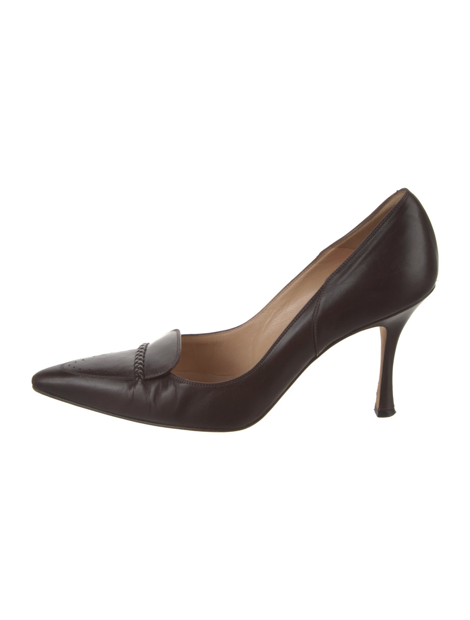 Manolo Blahnik Leather Pumps