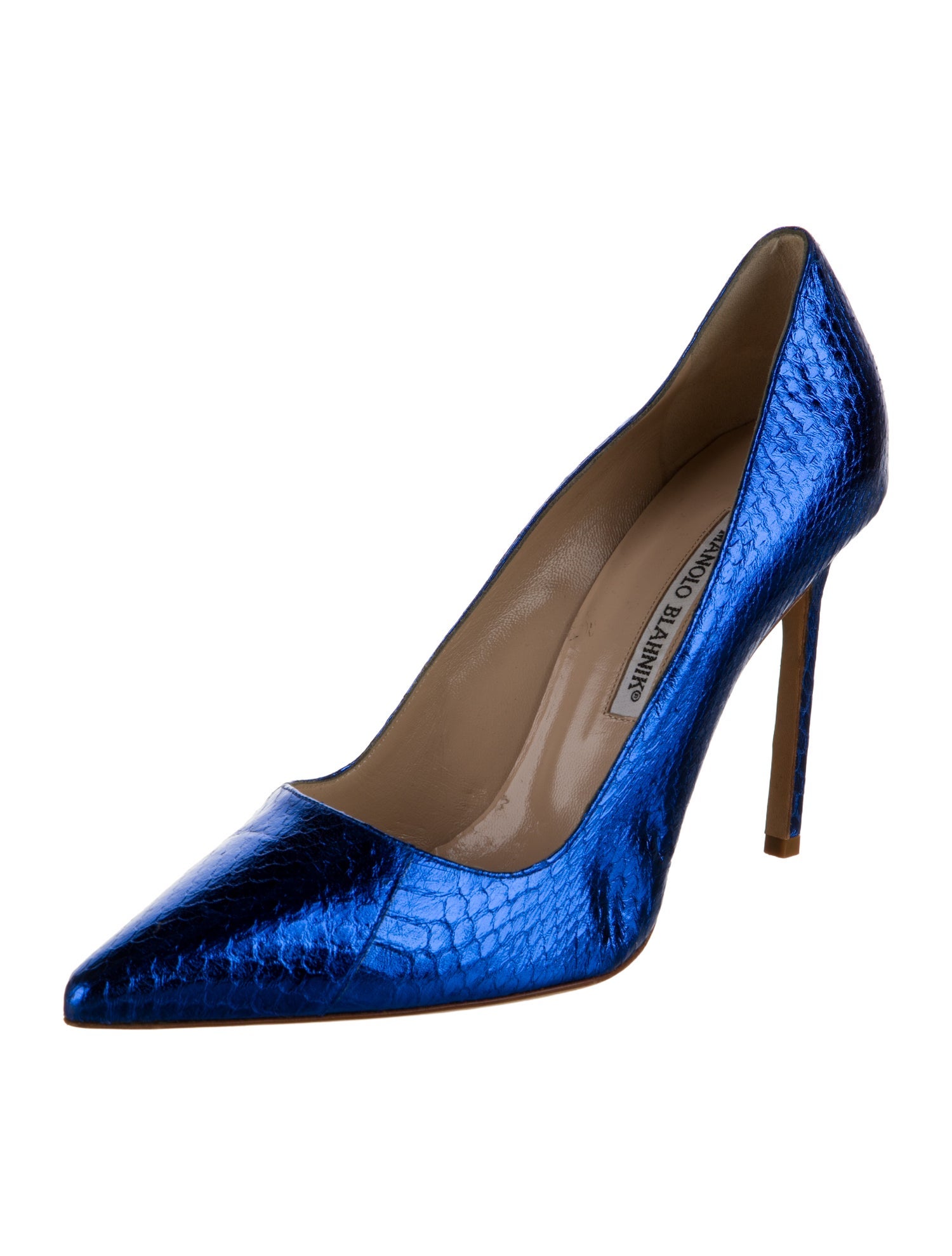 Manolo Blahnik BB Leather Pumps