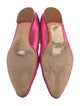 Manolo Blahnik Satin Ballet Flats