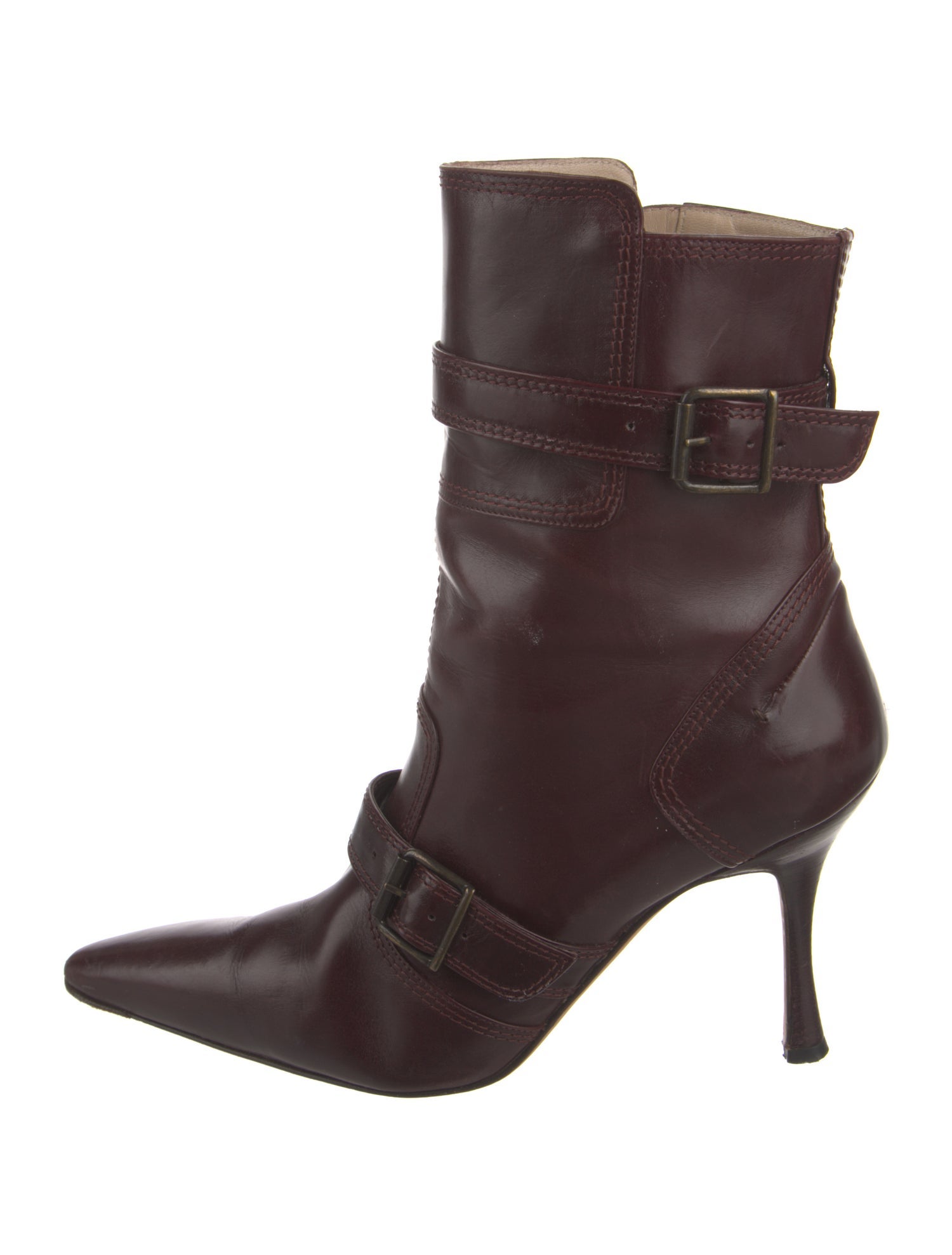 Manolo Blahnik Leather Boots