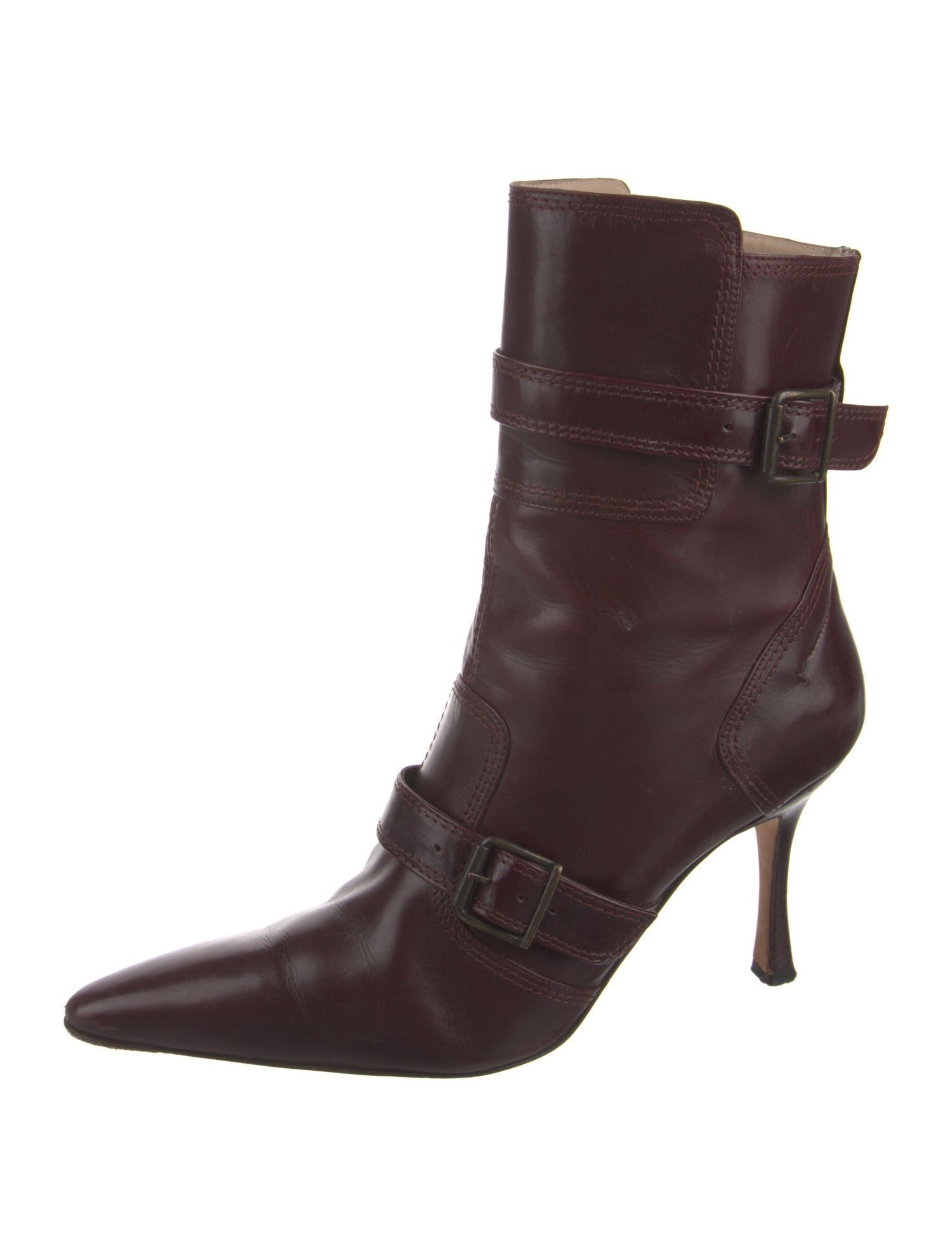 Manolo Blahnik Leather Boots