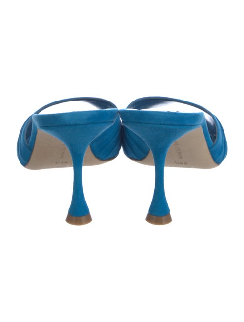 Manolo Blahnik Suede Mules