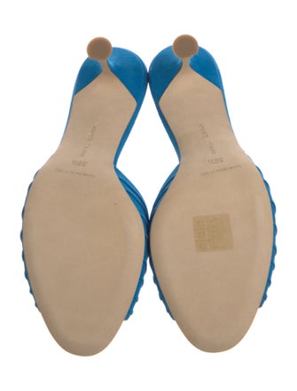 Manolo Blahnik Suede Mules
