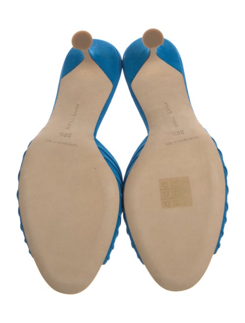 Manolo Blahnik Suede Mules