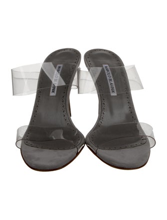 Manolo Blahnik PVC Slides