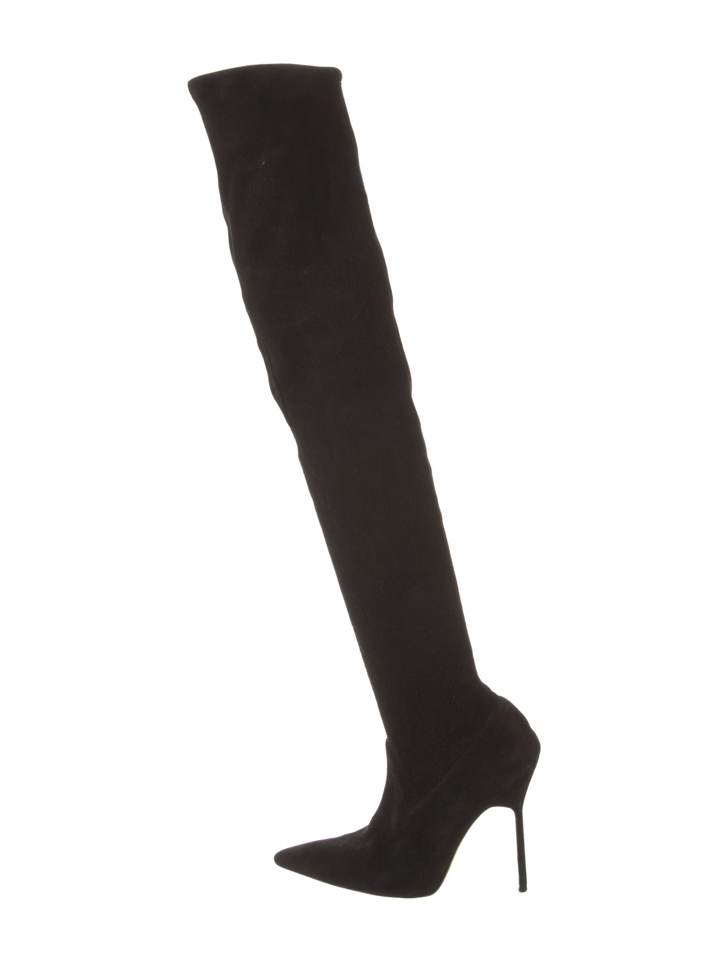 Manolo Blahnik Suede Sock Boots