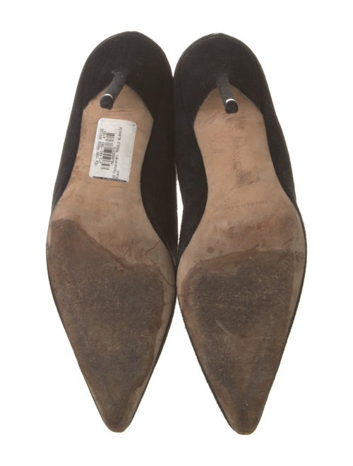 Manolo Blahnik Suede Sock Boots