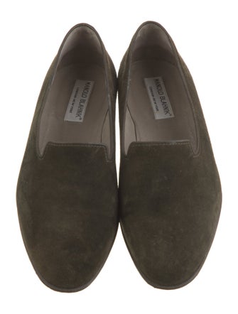 Manolo Blahnik Suede Loafers