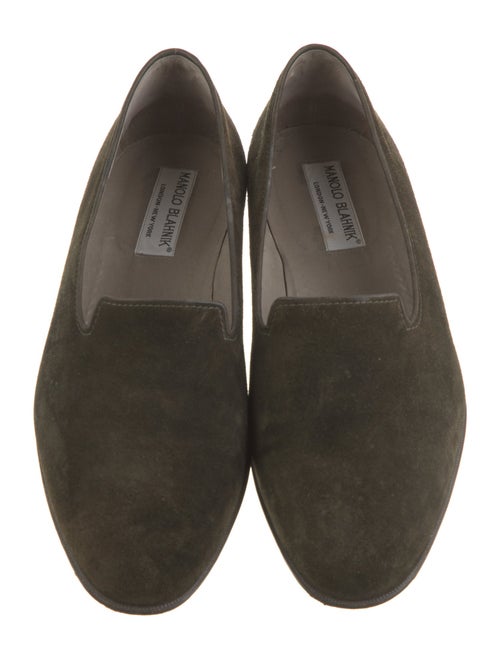 Manolo Blahnik Suede Loafers