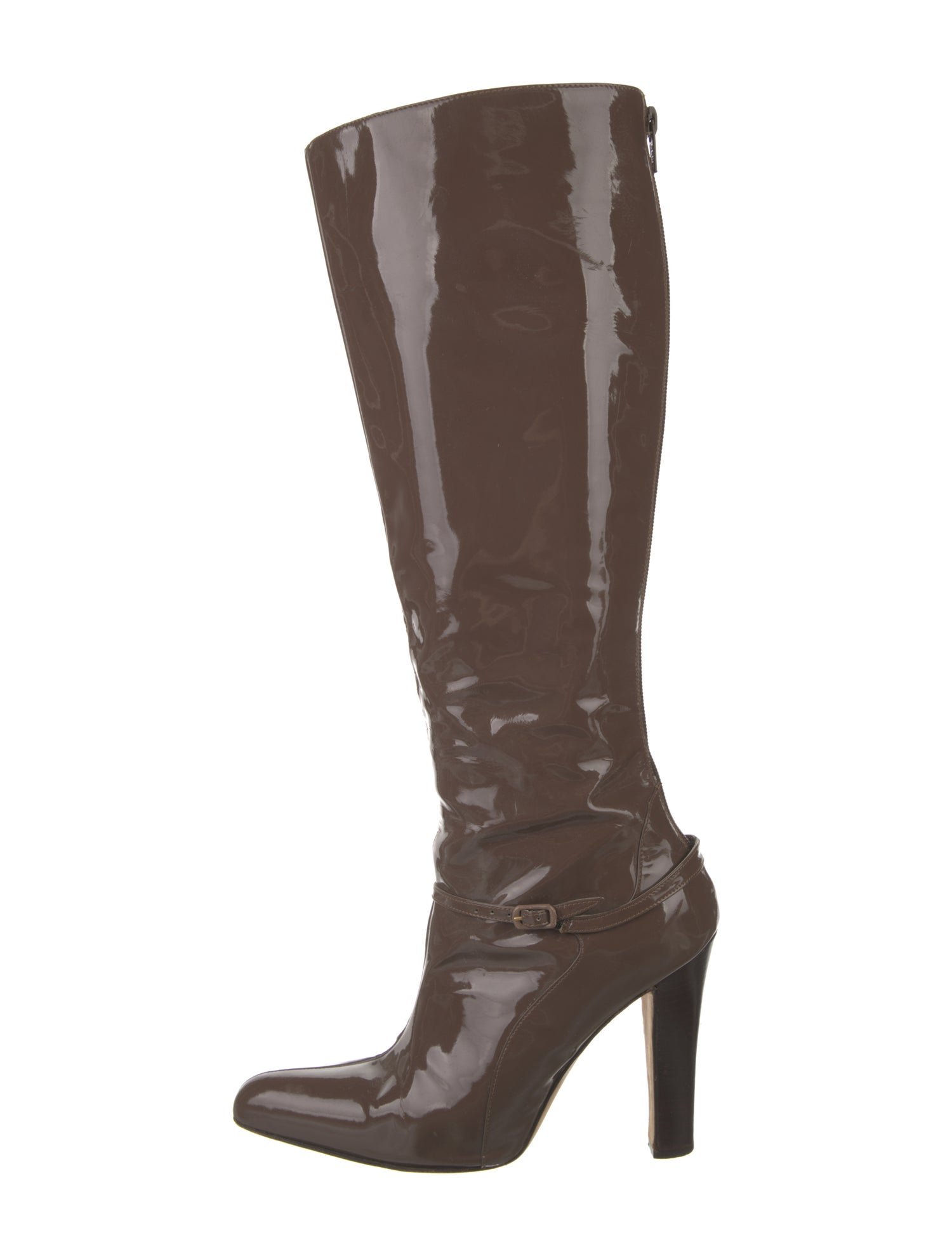Manolo Blahnik Patent Leather Boots