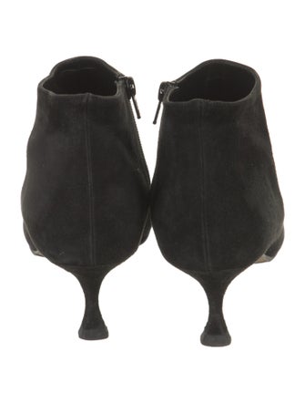 Manolo Blahnik Suede Mules