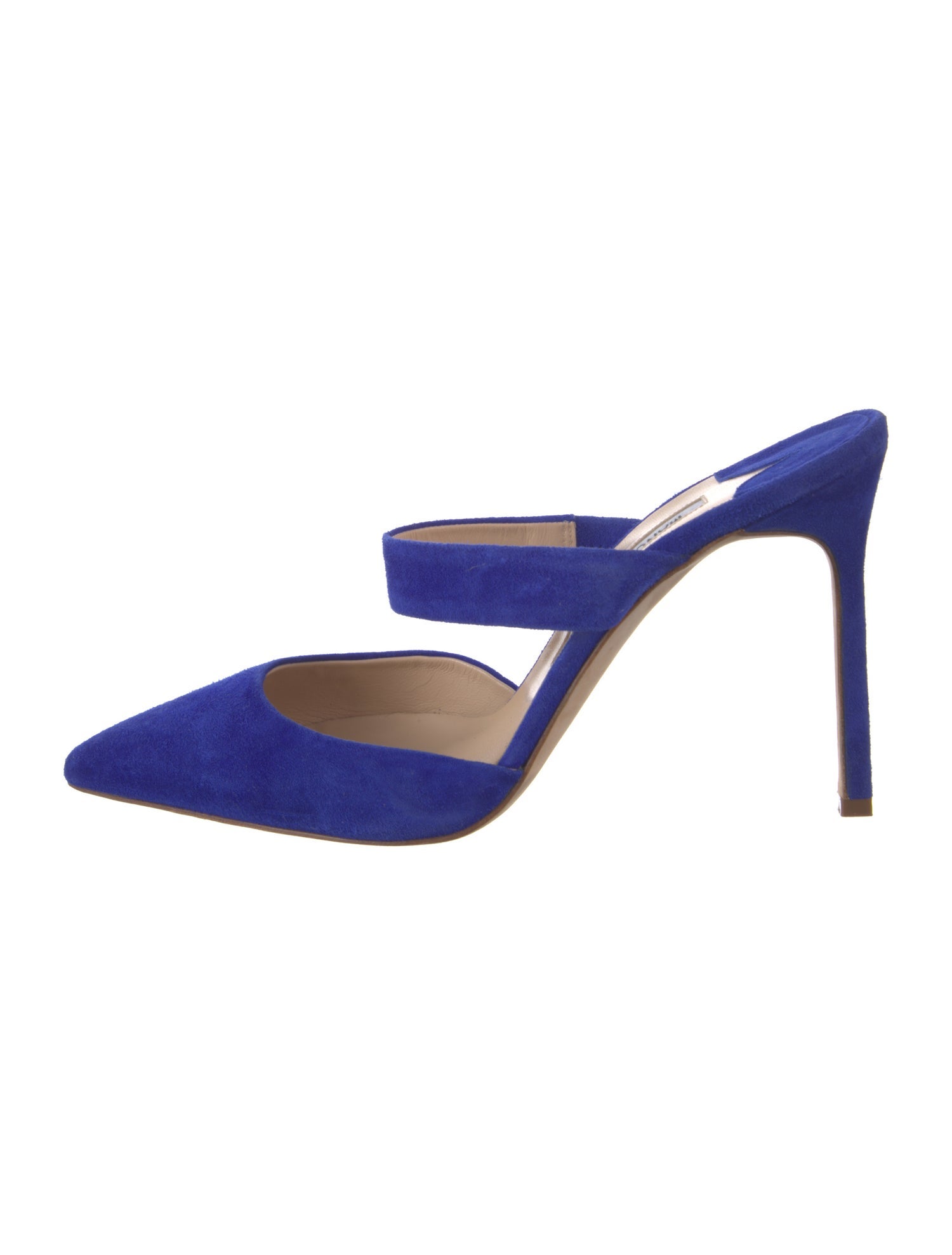 Manolo Blahnik Suede Mules