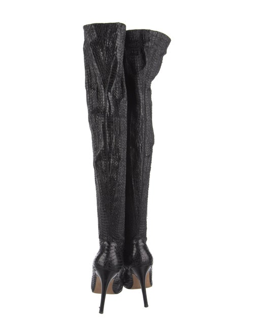 Manolo Blahnik Leather Sock Boots
