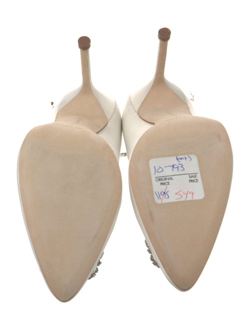 Manolo Blahnik Hangisi Satin Pumps