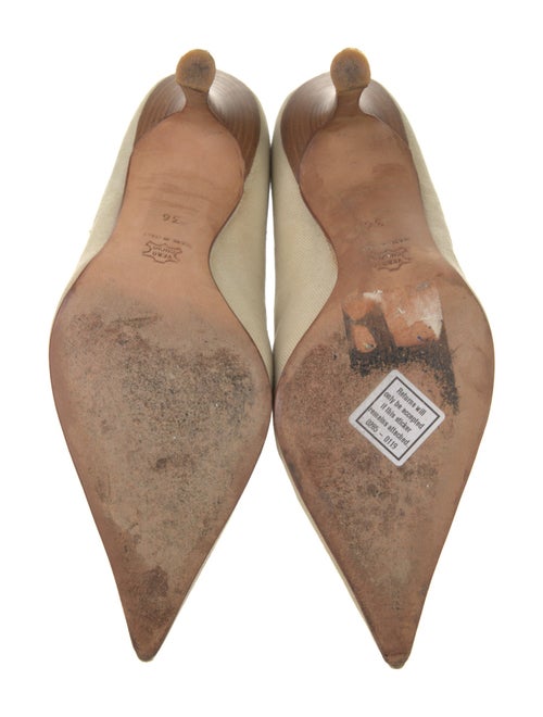Manolo Blahnik Canvas Pumps