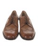 Manolo Blahnik Leather Lasercut Accents Oxfords