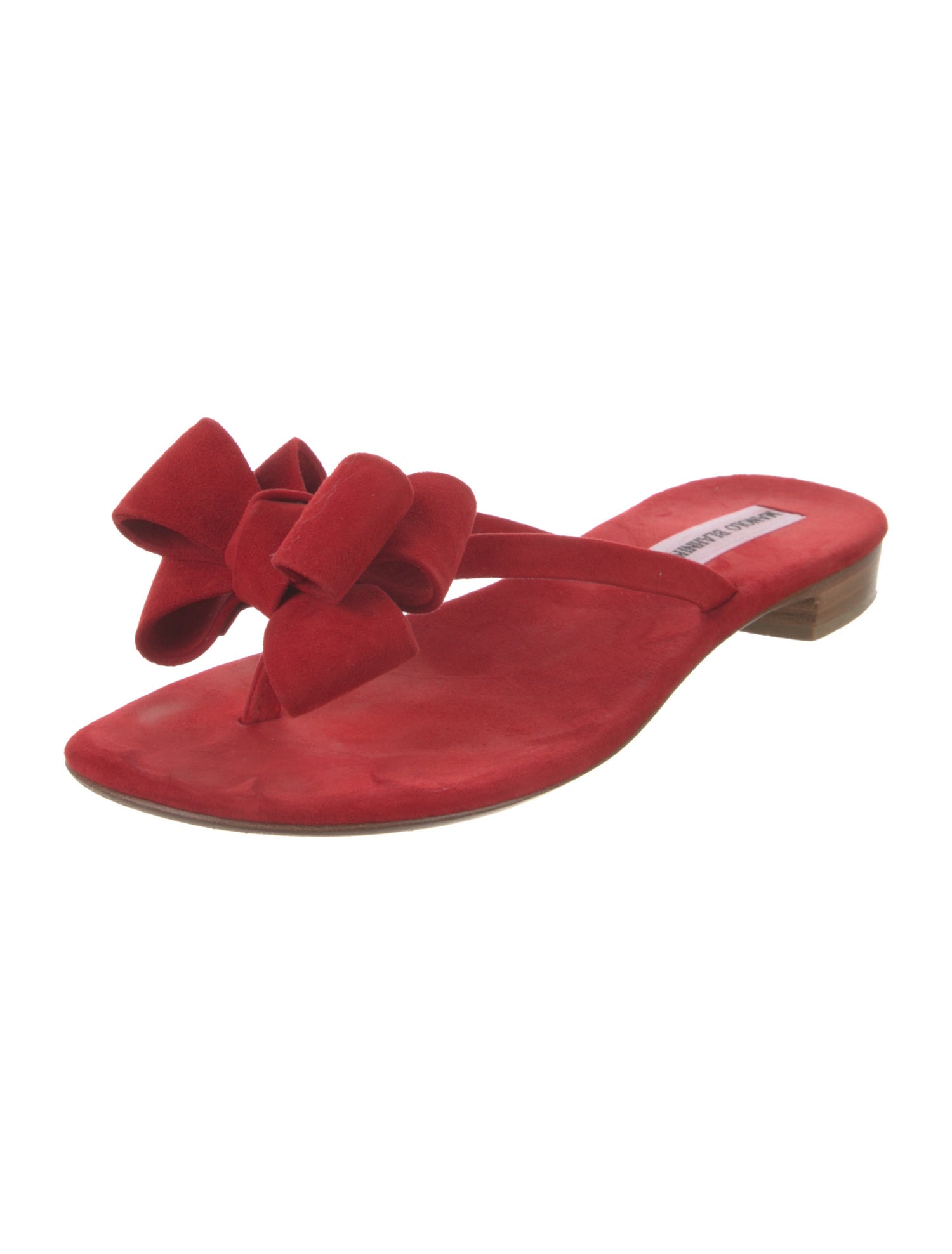 Manolo Blahnik Patricia Suede Slides