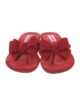 Manolo Blahnik Patricia Suede Slides