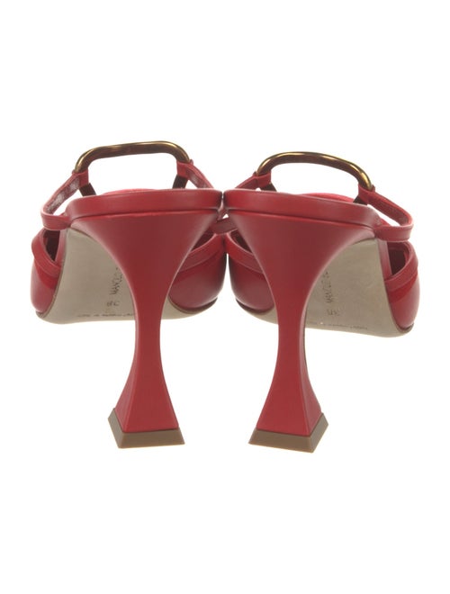 Manolo Blahnik Tituta Leather Mules