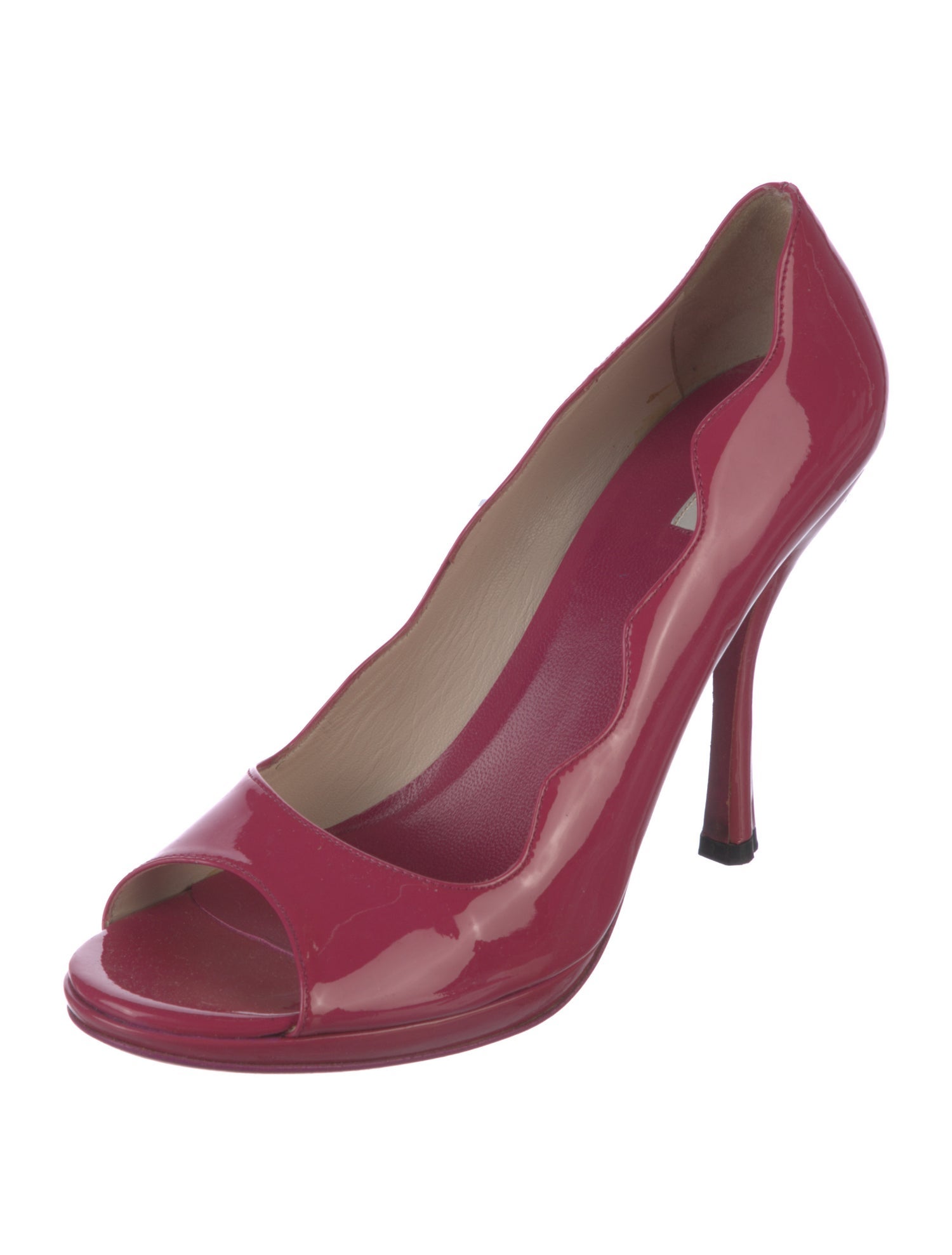 Prada Patent Leather Sandals