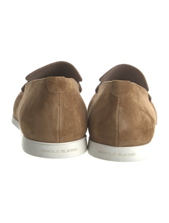 Manolo Blahnik Suede Loafers